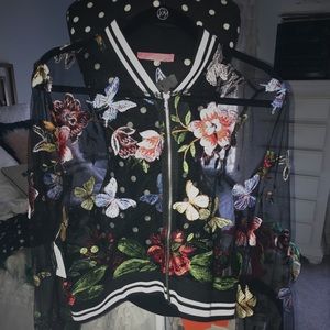 Signature Mesh Bomber Jacket